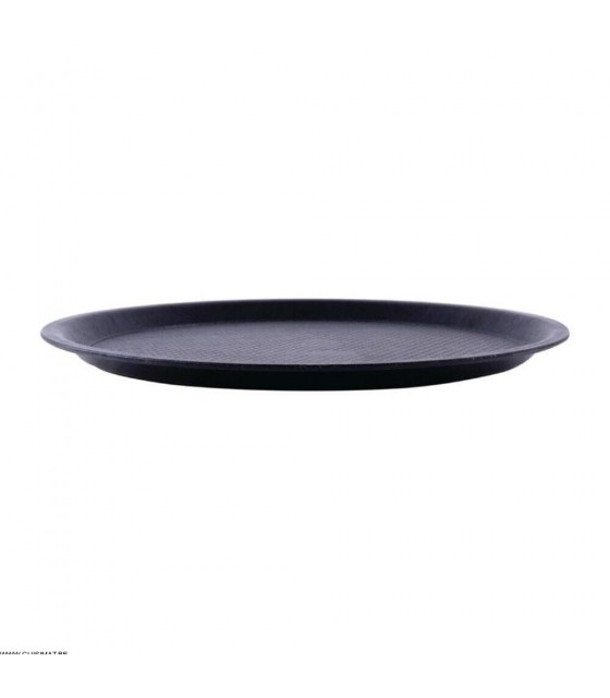 EOL  PLATEAU ANTIDERAPANT BLACKLINE ROND 310MM NOIR ROLTEX dans PRESENTATION DE COMPTOIR