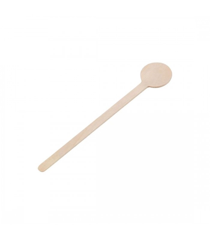 AGITATEURS A COCKTAIL BIODEGRADABLES EN BOIS 100MM 100 PIECES dans EMBALLAGE EN BOIS