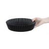 MOULE A QUICHE CANNELE ANTI-ADHESIF FOND AMOVIBLE Ø25CM CUISIMAT dans MOULES QUICHE