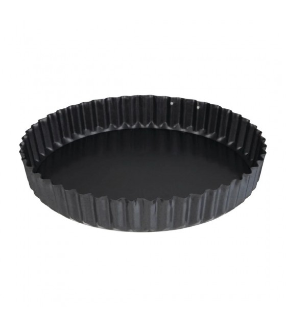 MOULE A TARTE ANTIADHESIF AVEC FOND MOBILE Ø25CM dans MOULES PATISSERIES