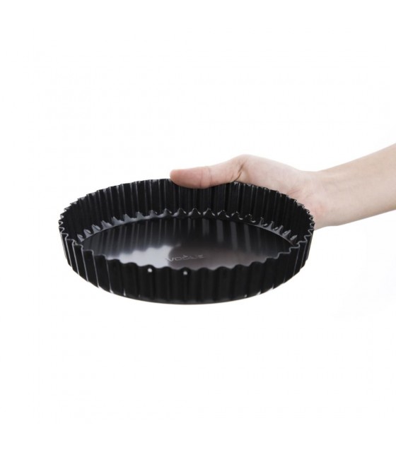 MOULE A TARTE ANTIADHESIF AVEC FOND MOBILE Ø20CM dans MOULES PATISSERIES