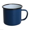 MUG EN ACIER EMAILLE BLEU ET NOIR 350ML 6 PIECES dans ACIER EMAILLE