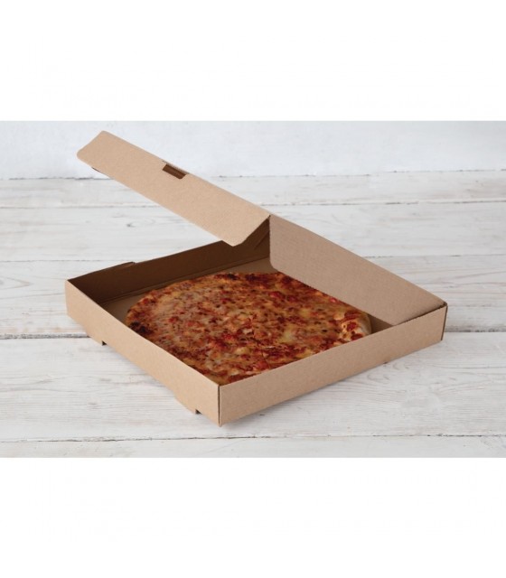 BOITE A PIZZA KRAFT 300MM 100 PIECES dans EMBALLAGE EN CARTON ET PAPIER