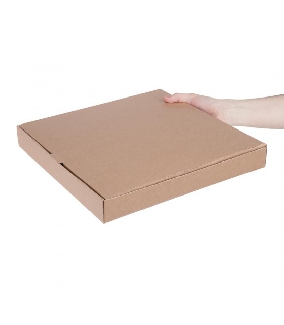 BOITE A PIZZA KRAFT 350MM 50 PIECES dans EMBALLAGE EN CARTON ET PAPIER