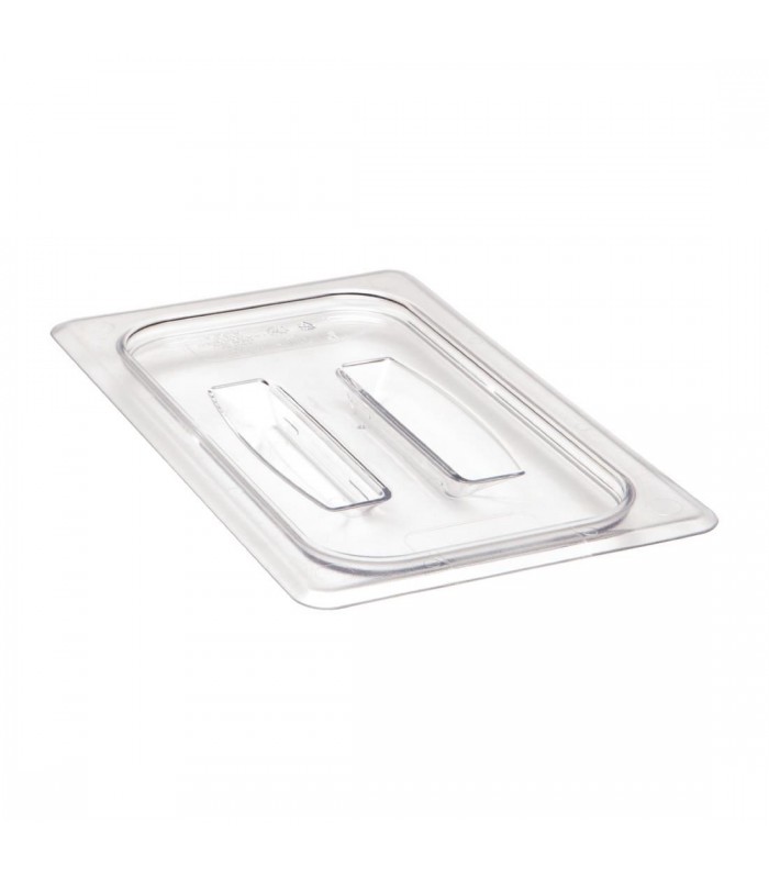 COUVERCLE AVEC POIGNEE SANS BPA CAMVIEW CAMBRO GN 1/6 dans BACS GASTRONORM ANTI-ADHESIF