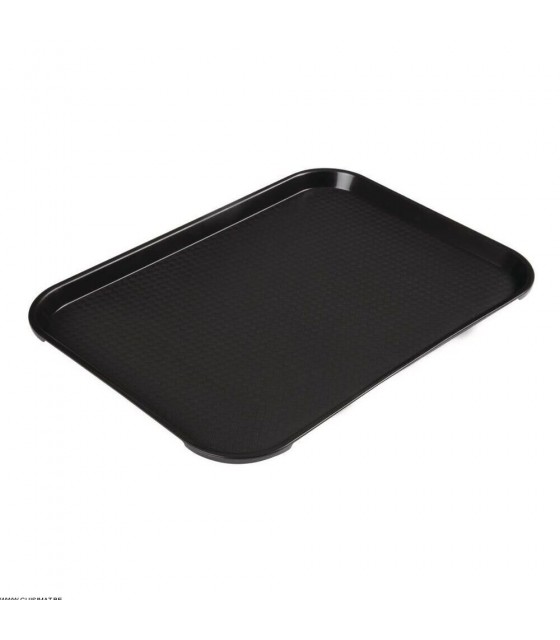 PLATEAU RECTANGULAIRE NOIR 41CM EN POLYPROPYLENE FAST FOOD CAMBRO dans PRESENTATION DE COMPTOIR