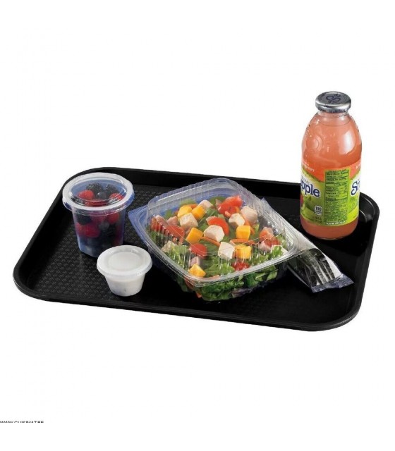 PLATEAU RECTANGULAIRE NOIR 41CM EN POLYPROPYLENE FAST FOOD CAMBRO dans PRESENTATION DE COMPTOIR