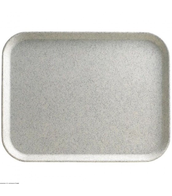 PLATEAU VERSALITE EN POLYESTER 36*46CM MOUCHETE GRIS CAMBRO dans PRESENTATION DE COMPTOIR