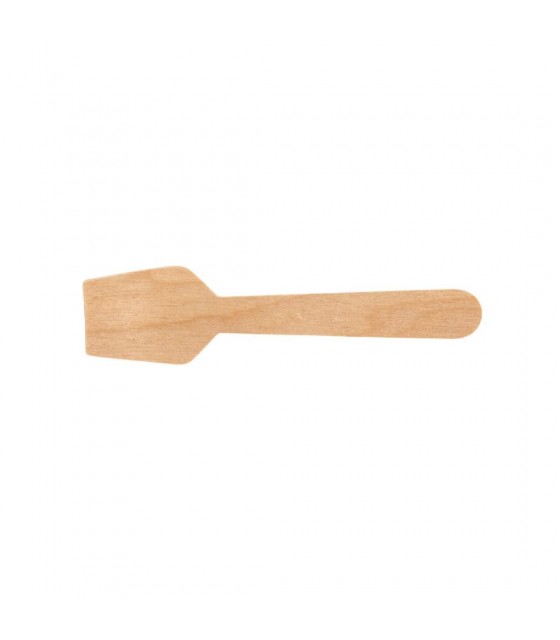 PETITE CUILLERE A GLACE 96MM 100 PIECES dans EMBALLAGE EN BOIS