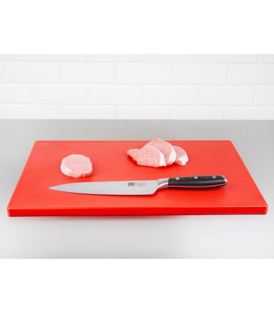 PLANCHE A DECOUPER 20MM 45*30CM ROUGE HYGIPLAS dans PLANCHES A DECOUPER