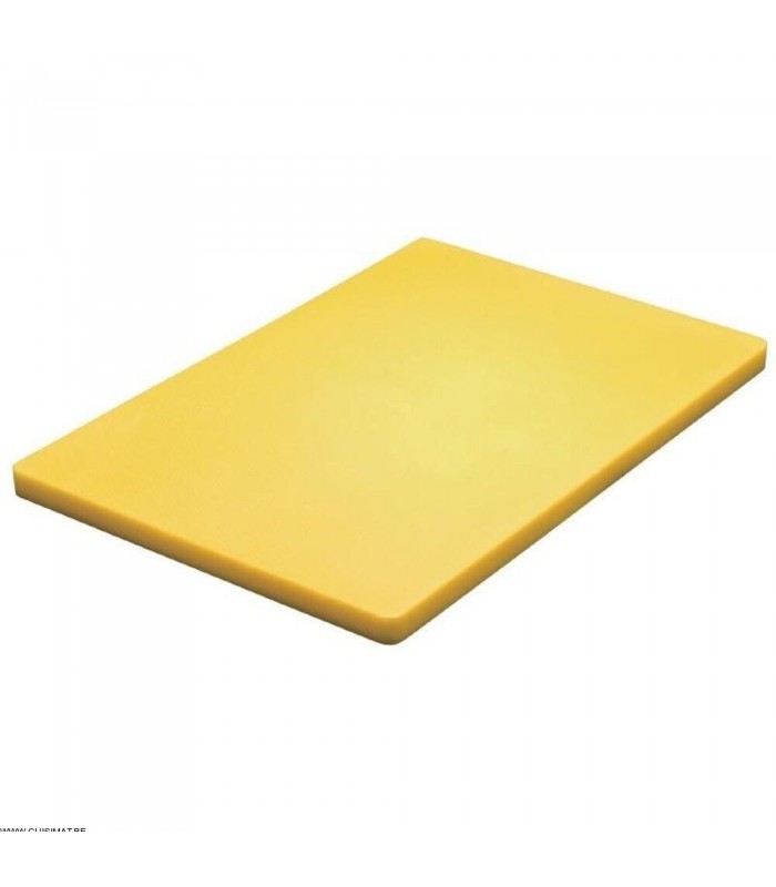 PLANCHE A DECOUPER 20MM 45*30CM JAUNE HYGIPLAS dans PLANCHES A DECOUPER