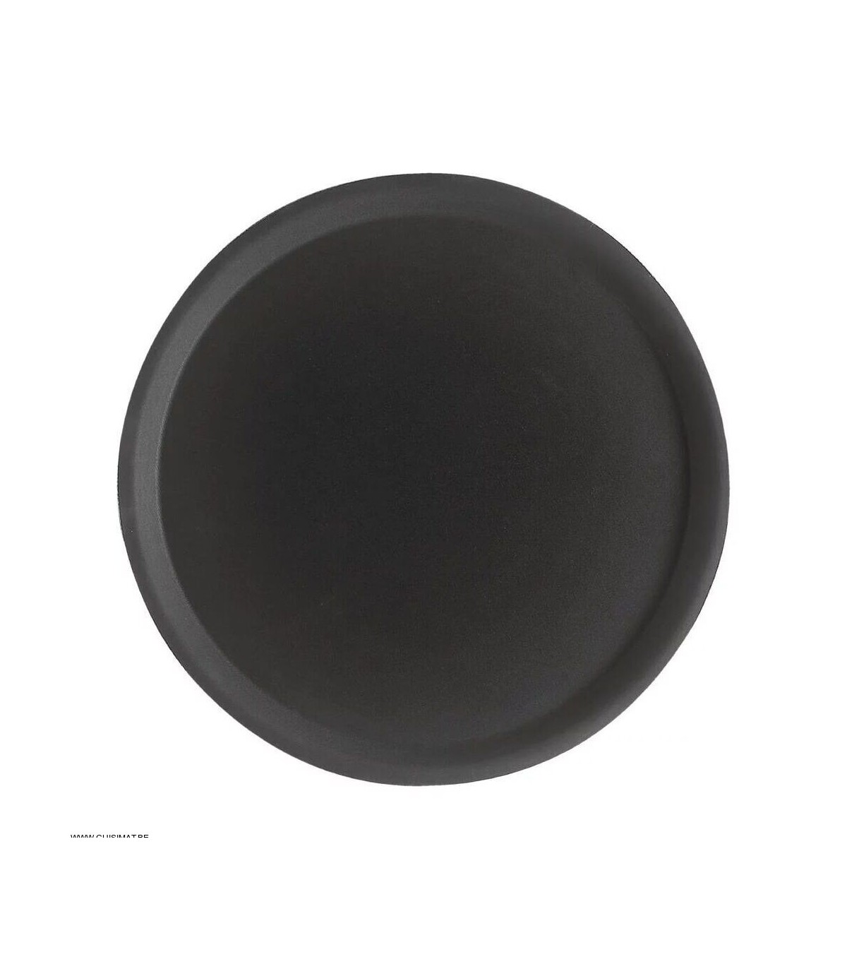 PLATEAU DE SERVICE ROND NOIR Ø28CM FIBRE DE VERRE ANTIDERAPANT CAMTREAD CAMBRO dans PRESENTATION DE COMPTOIR