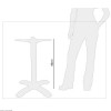 PIED DE TABLE EN ALUMINIUM BOLERO dans TABLE EN KIT