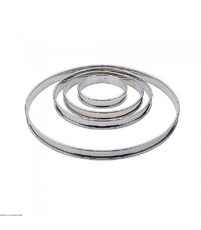 CERCLE A TARTE LISSE Ø240MM MATFER dans MOULES PATISSERIES