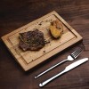 PLANCHE A STEAK AVEC GOUTTIERE dans BOIS