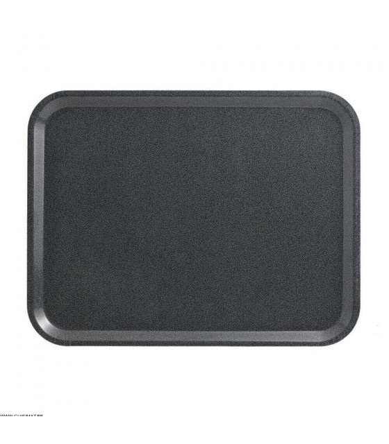 PLATEAU GRIS MOUCHETE CAPRI 26.5*32.5CM CAMBRO dans PRESENTATION DE COMPTOIR