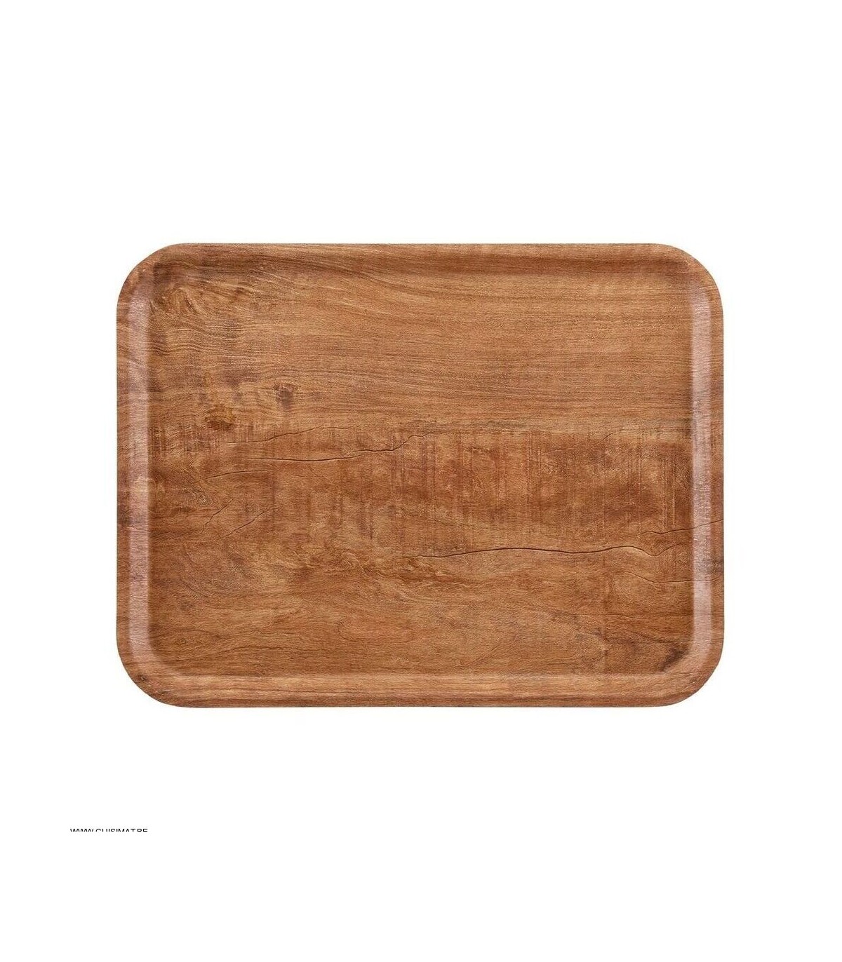 PLATEAU STRATIFIE MARRON 43CM SURFACE GRAINEE MADEIRA CAMBRO OLIVIER dans PRESENTATION DE COMPTOIR