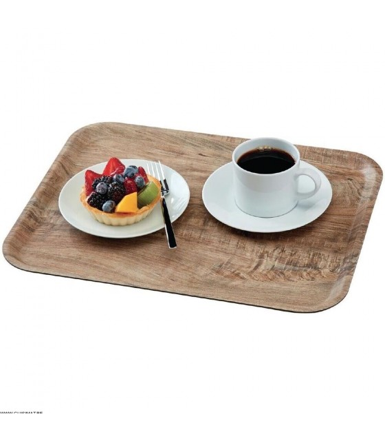 PLATEAU STRATIFIE OLIVIER CLAIR 46CMSURFACE GRAINEE MADEIRA CAMBRO dans PRESENTATION DE COMPTOIR