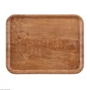 PLATEAU STRATIFIE OLIVIER MARRON 46CM SURFACE GRAINEE MADEIRA CAMBRO dans PRESENTATION DE COMPTOIR