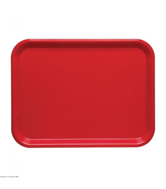 PLATEAU NORDIC 360X280MM ROUGE ROLTEX dans PRESENTATION DE COMPTOIR