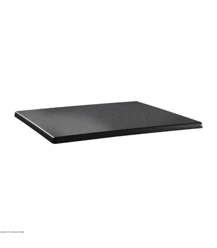 EOL  PLATEAU DE TABLE RECTANGULAIRE CLASSIC LINE 120X80CM ANTHRACITE TOPALIT dans TABLE EN KIT