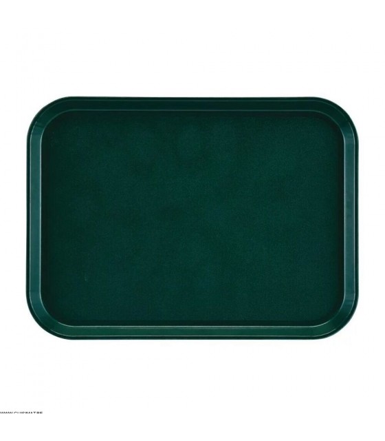 PLATEAU VERT 35CM RECTANGULAIRE ANTIDERAPANT EN FIBRE DE VERRE EPICTREAD CAMBRO dans PRESENTATION DE COMPTOIR