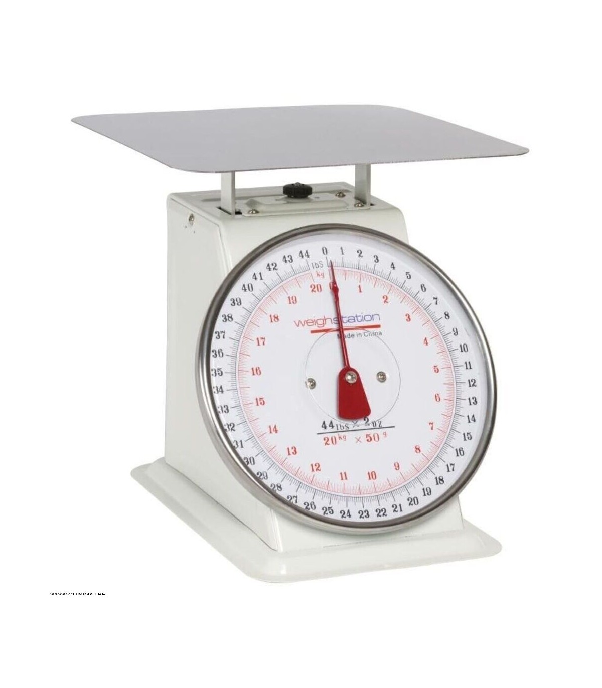 BALANCE EN INOX AVEC PLATE-FORME CARREE DE 24 CM  CAPACITE : 20 KG PAR dans BALANCE