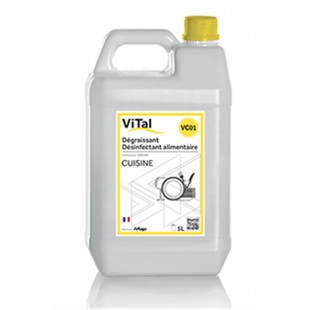 DEGRAISSANT DESINFECTANT ALIMENTAIRE 5LT VITAL CUISINE VC01 dans DEGRAISSANT