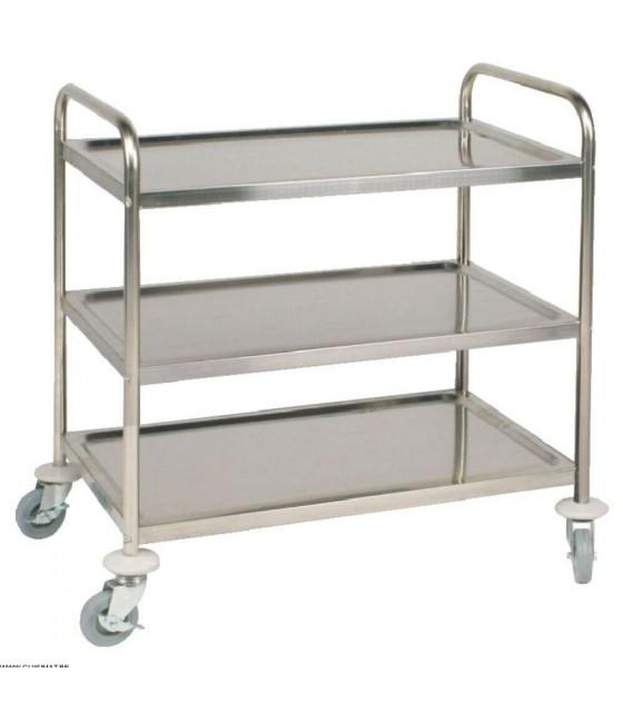 CHARIOT INOX 3 NIVEAUX FED dans CHARIOT DE DEBARRASSAGE