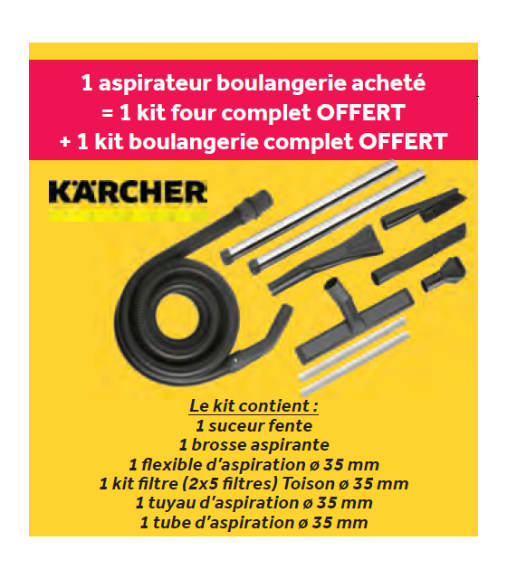 Aspirateur spécial boulangerie Karcher NT40/1
