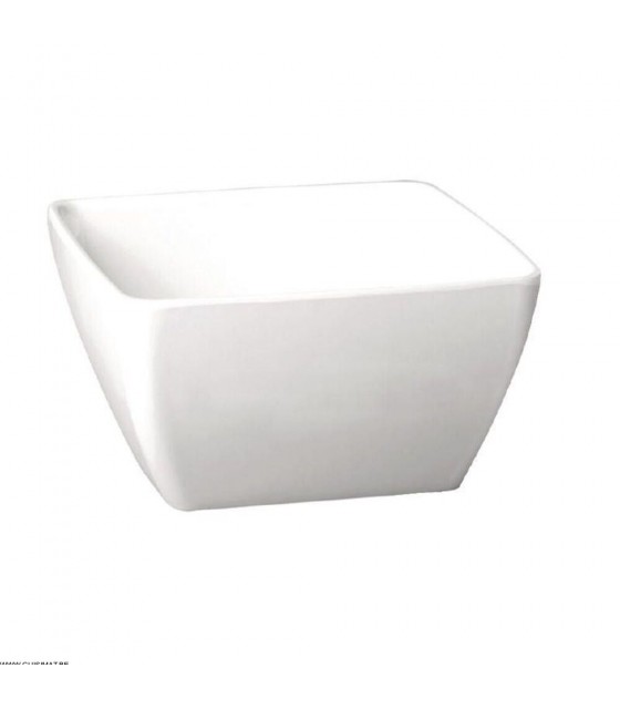 EOL  BOL EN MELAMINE CARRE BLANC 25*25*H12CM 3.8LT APS dans PRESENTATION DE BUFFET