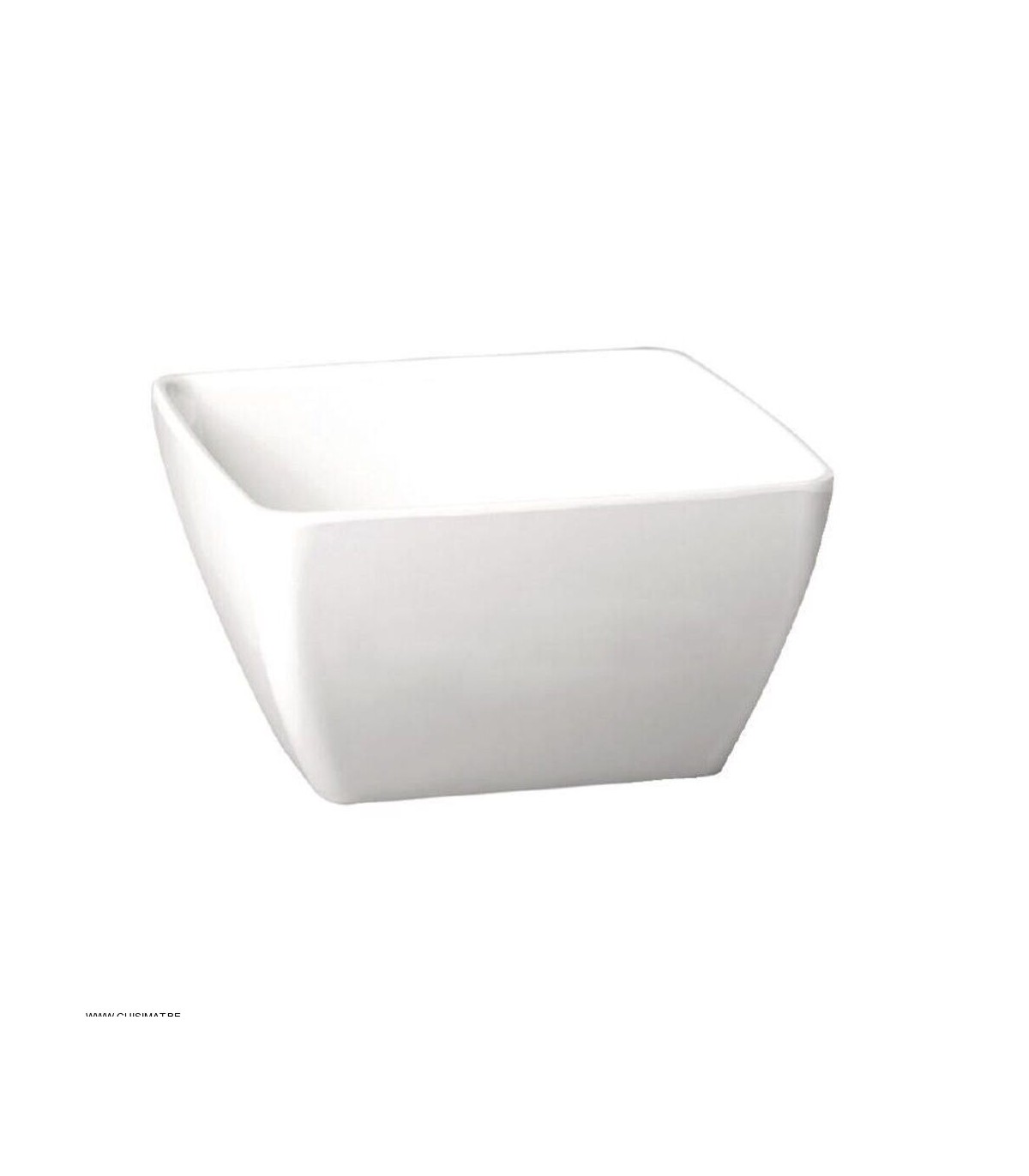 EOL  BOL EN MELAMINE CARRE BLANC 25*25*H12CM 3.8LT APS dans PRESENTATION DE BUFFET