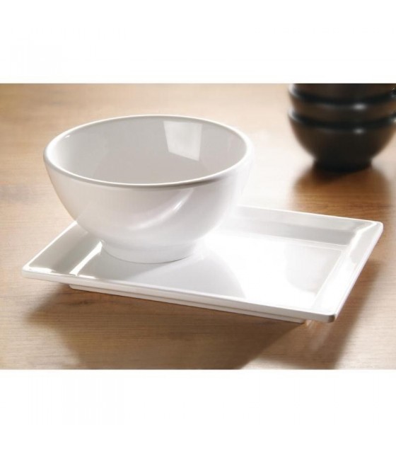 EOL  BOL EN MELAMINE ROND BLANC 20CM APS dans PRESENTATION DE BUFFET