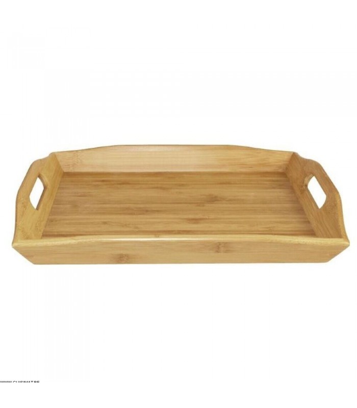 PLATEAU DE SERVICE EN BAMBOU 38*29CM CUISIMAT dans PLATEAUX