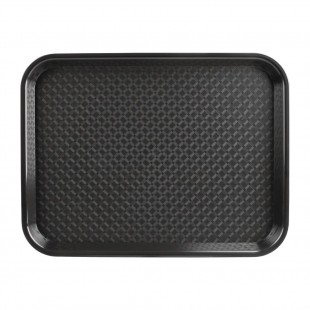 PLATEAU 450 X 350 MM NOIR CUISIMAT dans PRESENTATION DE COMPTOIR