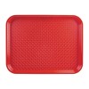 PLATEAU 450 X 350 MM ROUGE CUISIMAT dans PRESENTATION DE COMPTOIR