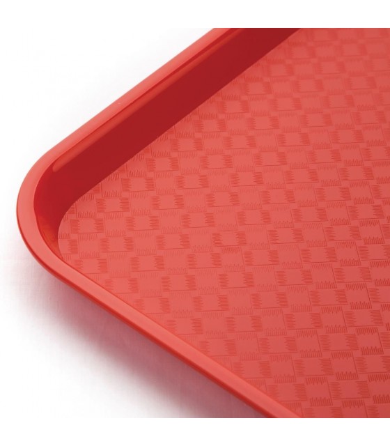 PLATEAU 450 X 350 MM ROUGE CUISIMAT dans PRESENTATION DE COMPTOIR