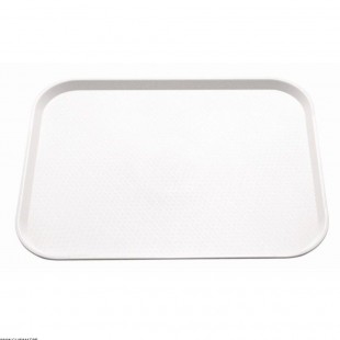 PLATEAU 450 X 350 MM BLANC CUISIMAT dans PRESENTATION DE COMPTOIR