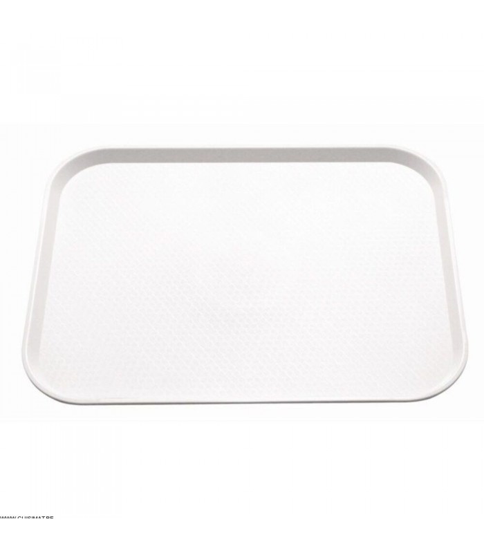 PLATEAU 450 X 350 MM BLANC CUISIMAT dans PRESENTATION DE COMPTOIR