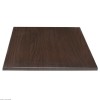 PLATEAU DE TABLE MARRON FONCE CARRE 700MM BOLERO dans TABLE EN KIT