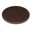 PLATEAU DE TABLE MARRON FONCE Ø600MM dans TABLE EN KIT