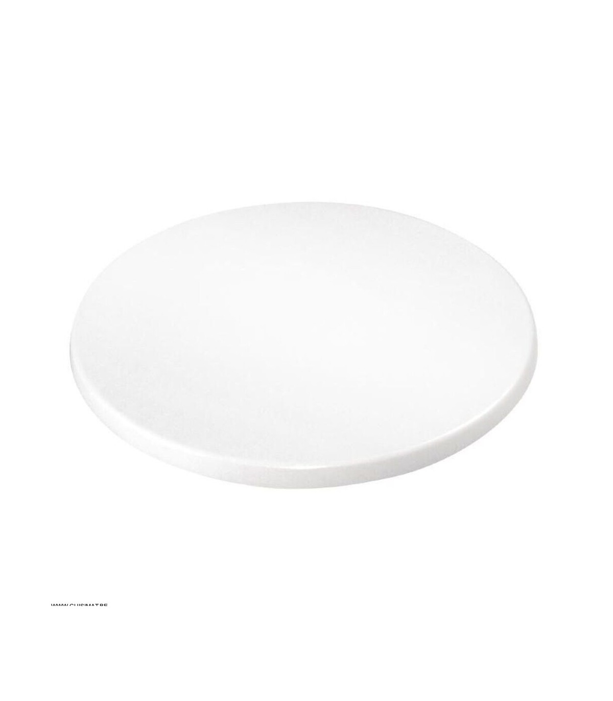 PLATEAU DE TABLE BLANC Ø600MM dans TABLE EN KIT