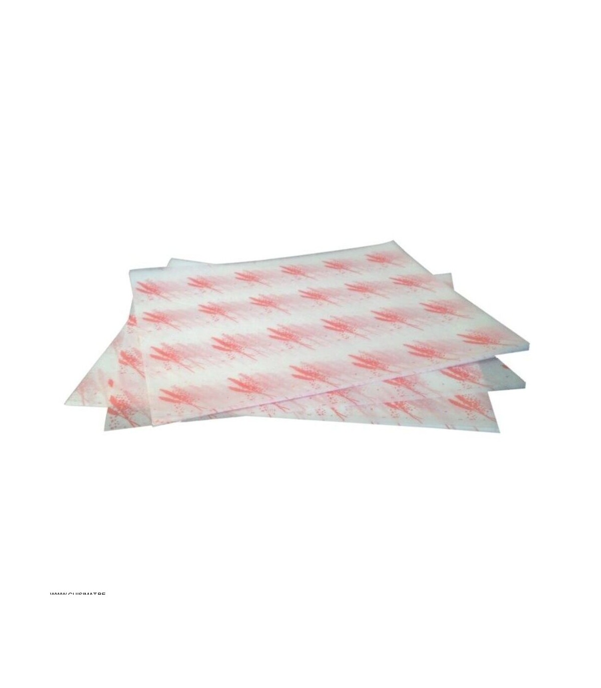 EOL  PAPIER EMBALLAGE BURGER HOT-DOG ROUGE 1000 PIECES dans EMBALLAGE EN CARTON ET PAPIER