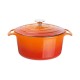 COCOTTE RONDE ORANGE 4LT VOGUE