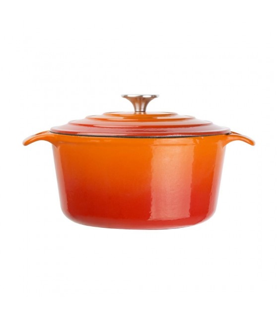 COCOTTE RONDE ORANGE 4LT VOGUE dans CASSEROLES