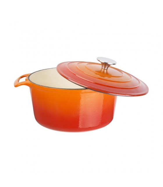 COCOTTE RONDE ORANGE 4LT VOGUE dans CASSEROLES