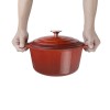 COCOTTE RONDE ROUGE 4LT VOGUE dans CASSEROLES