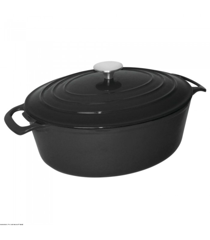 COCOTTE OVALE NOIRE 6LT VOGUE dans CASSEROLES