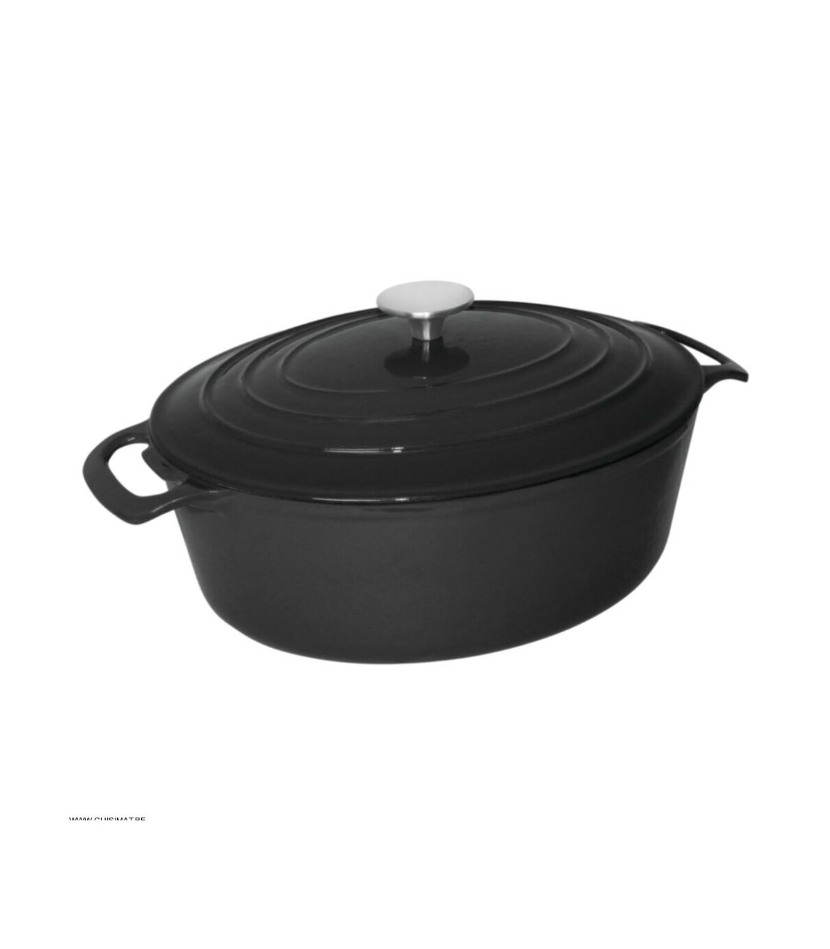 COCOTTE OVALE NOIRE 6LT VOGUE dans CASSEROLES