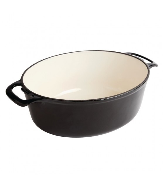 COCOTTE OVALE NOIRE 6LT VOGUE dans CASSEROLES